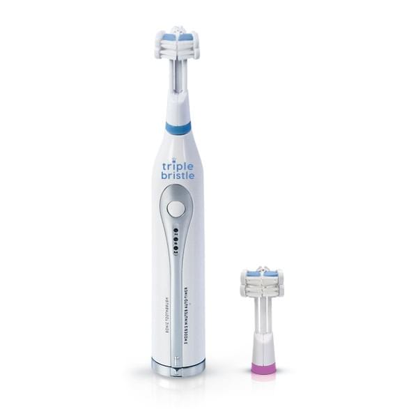 Triple Bristle™ GO – Battery Powered Portable Sonic Toothbrush