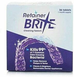 Retainer Brite Cleaning Tablets 36 Tablets
